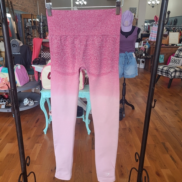 Gymshark Pink Ombre Leggings Size XS - Picture 4 of 5